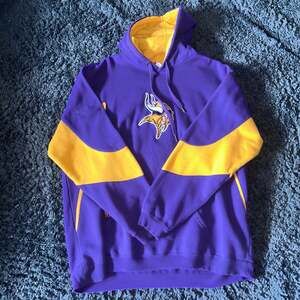 Vintage NFL Minnesota Vikings Colorblock Pullover Hoodie